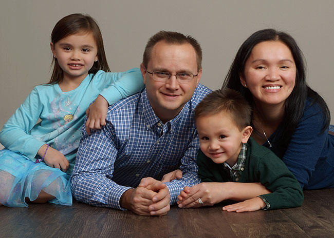 Dr. Dalluge & family